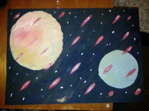 One of my Pinterest fails. Inspired by space/fantasy.